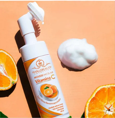 PH0725 - MOUSSE MICELAR VITAMINA C PHALLEBEAUTY