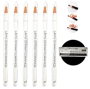 BF10106 - LAPIS DE OLHO DERMATOGRAFICO BRANCO BX/ 12UN