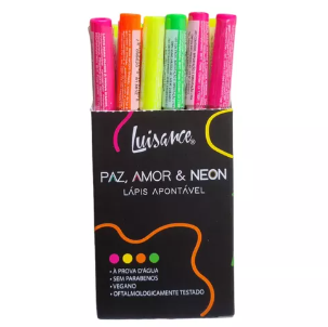 L5210 - LAPIS DELINEADOR PARA OLHOS NEON A PROVA D AGUA BX/24UN