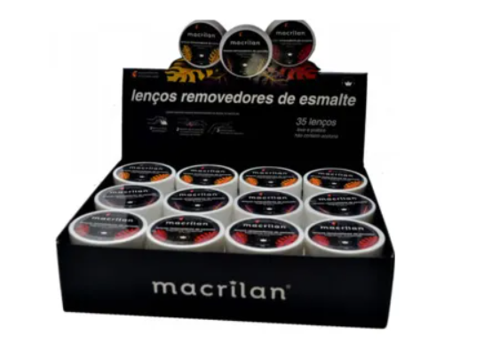 RE-01 - LENCOS REMOVEDORS DE ESMALTE BX/36 UN