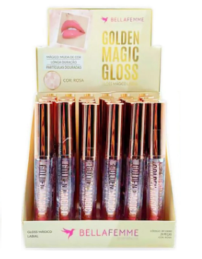 BF10080 - GOLDEN MAGIC GLOSS BELLA FEMME BX/ 24 UN