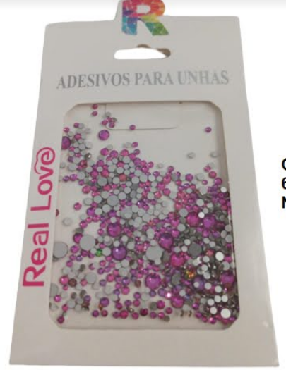 22PAL209 - DECORACAO DE PLASTICO PARA UNHAS REAL LOVE