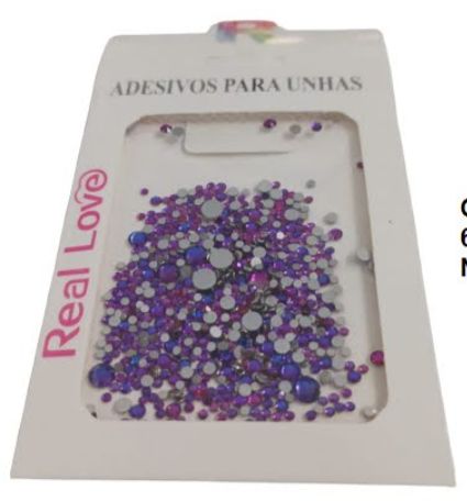 22PAL211 - DECORACAO DE PLASTICO PARA UNHAS REAL LOVE