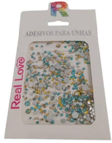 22PAL216 - DECORACAO DE PLASTICO PARA UNHAS REAL LOVE