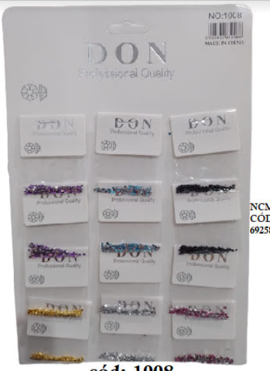 1008 - STRASS P/DECORACAO DE UNHA CT/12 UN