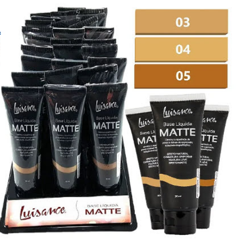 L5001B - BASE LIQUIDA MATTE BX/ 24 UN + 3 TESTER