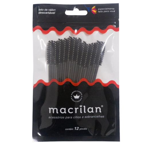 EJ302 - KIT 12 PINCÉS CILIOS E SOBRANCELHA