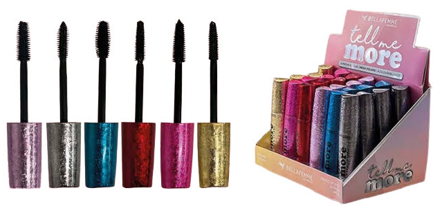 BF10136 - MASCARA DE CILIOS TELLME MORE BX/ 24 UN