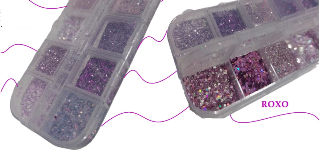 22PAL10 GLITTER  P UNHAS REAL LOVE