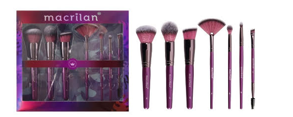 ED005 KIT VIOLET COM 7 PINCEIS
