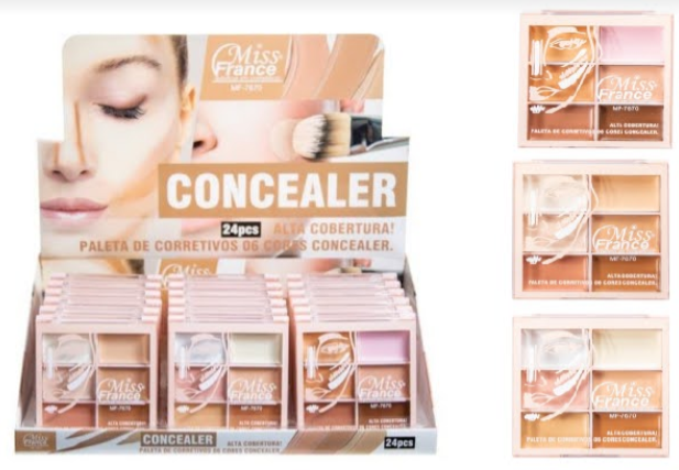MF-7670 CORRETIVO FACIAL 06 CORES CONCEALER UNIDADE