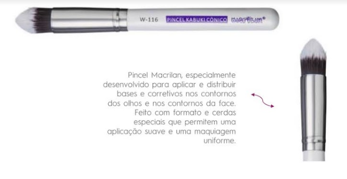 W116 PINCEL PARA MAQUIAGEM