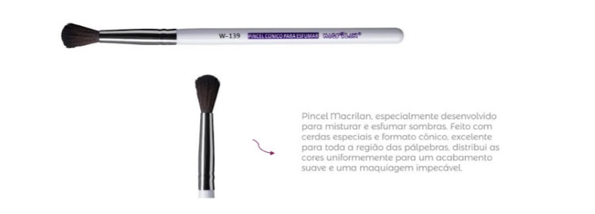 W139 PINCEL CONICO PARA ESFUMACAR