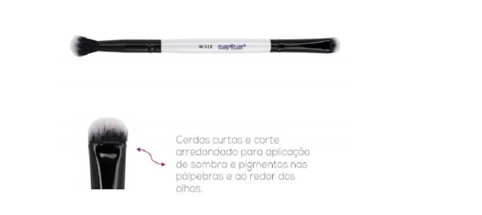 W511 PINCEL DUPLO SOMBRA E ESFUMAR