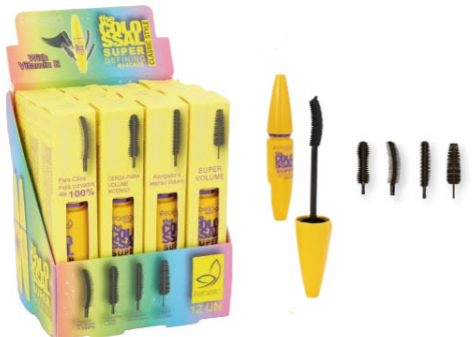 MA3042 MÁSCARA PARA CÍLIOS VOLUME CURVE FEBELLA BX/ 12UN