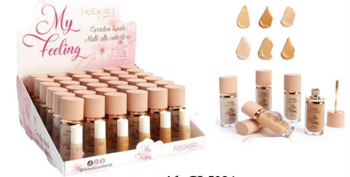 CL5094 CORRETIVO LIQUIDO MATTE MY FEELING FEBELLA BX/36UN