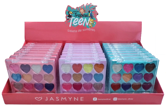 JSJ12038 PALETA DE SOMBRAS JASMYNE BX/ 24UN