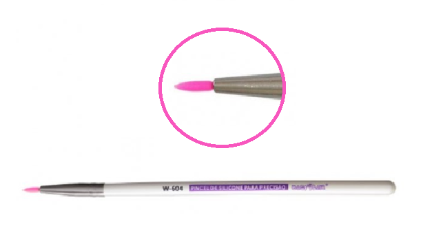 W604 PINCEL DE SILICONE PARA MAQUIAGEM