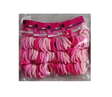 MF-2568 ELASTICOS RABICO 3,5CM TIPO MEIA ROSA - PCT/12CT
