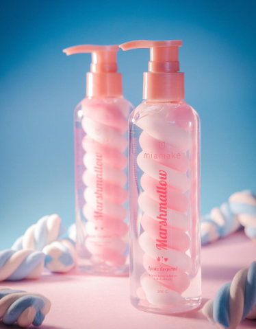 431 LOÇÃO CORPORAL MARSHMALLOW MIA MAKE