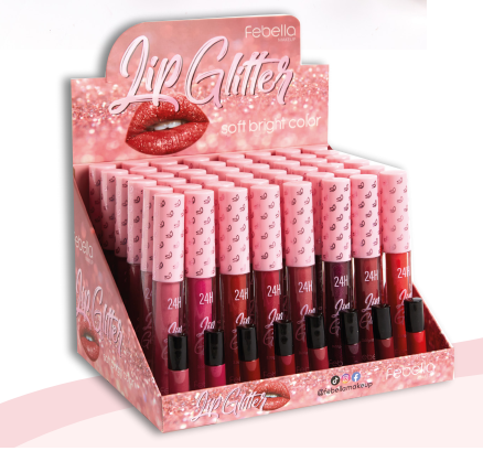 BM40115 LIP GLITTER LIQUIDO FEBELLA BX/ 48 UN