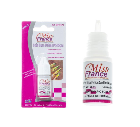 MF-0571 COLA ADESIVA PARA UNHA POSTICA MISS FRANCE