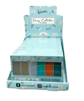 L3191 DAISY COLLECTION - PALETA DE SOMBRAS MINI - UNIDADE OU BX/12 
