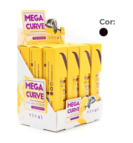 2000.1.1 MASCARA DE CILIOS MEGA CURVE BX/12 UN