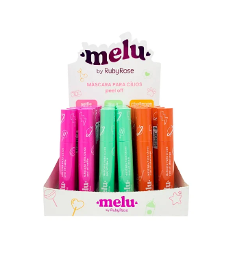 RR-5151 - MASCARA PARA CILIOS PEEL OFF MELU RUBY ROSE BX/ 36UN
