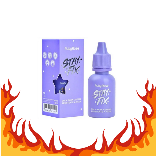 HB-584 STAY FIX COLA PARA GLITTER RUBY ROSE UNID