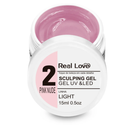 XD-GEL-15 - GEL SCULPTING UVELED REAL LOVE 15ML -  COR 2