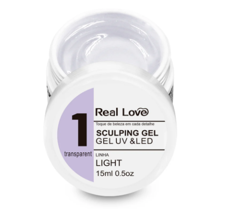 XD-GEL-15 - GEL SCULPTING UVELED REAL LOVE 15ML -  COR 1