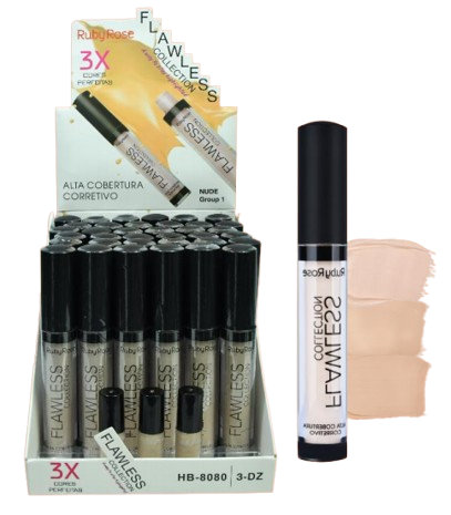 HB-F8080-1 CORRETIVO RUBY ROSE BX/ 36 UN NUDE