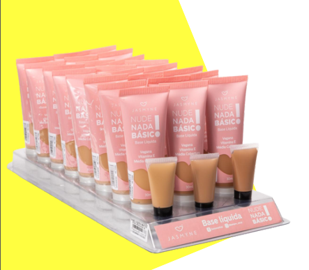 JS00058-B NUDE NADA BASICO BASE LIQUIDA BX/24 UN