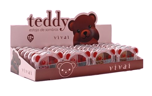 4106.1.1 ESTOJO DE MAQUIAGEM TEDDY BX/24 UN