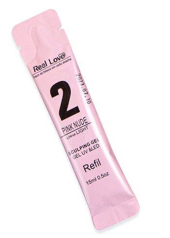 RF-15-2 REFIL DE GEL ALONGAMENTO REAL LOVE 15ML COR: 2