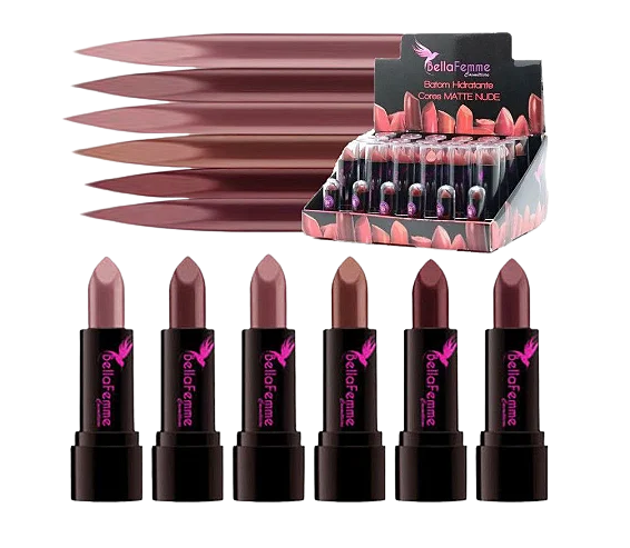 BF10007C BATOM BELLA FEMME CORES NUDE BX/ 24UN