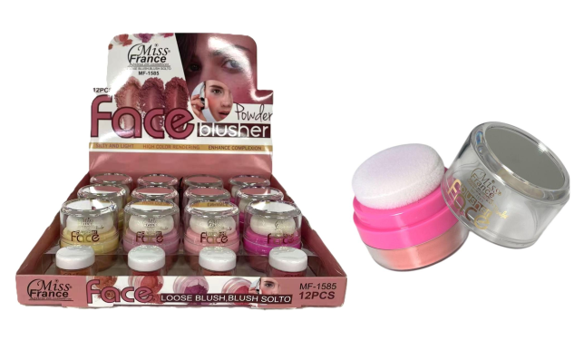 MF-1585 BLUSH SOLTO C/ ESPELHO  BX/ 12 UN. 