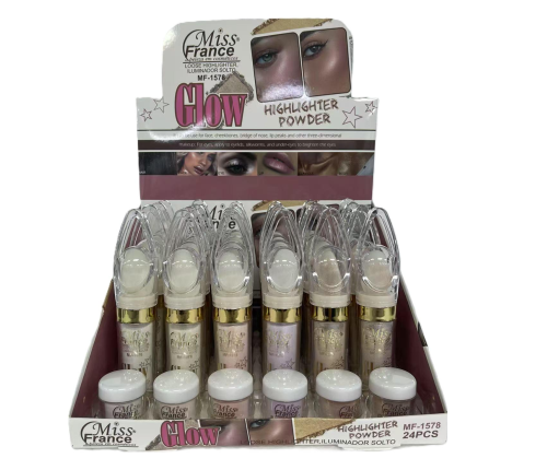 MF-1578 ILUMINADOR SOLTO - LOOSE HIGHLIGHTER BX/ 24 UN. 