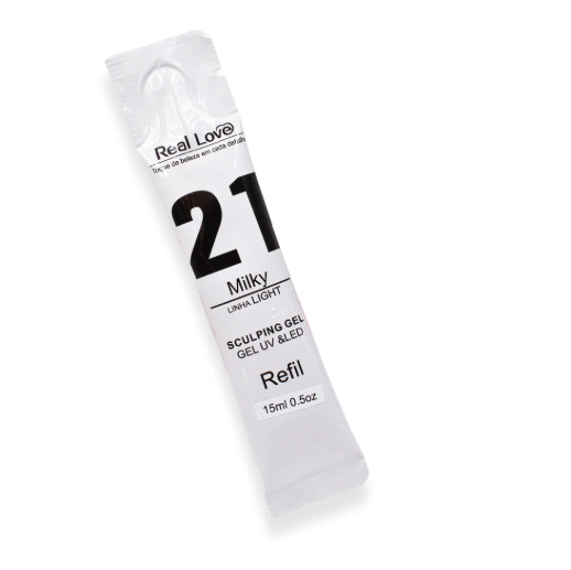 RGEL-15 REFIL DE GEL ALONGAMENTO REAL LOVE 15ML COR: 21
