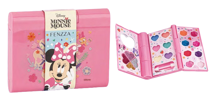 DIS317 MALETA DE SOMBRA E BRILHO MINNIE TEEN FENZZA