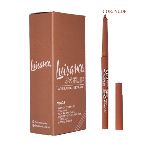 L5214 LAPIS LABIAL RETRATIL NUDE BX/ 24 UN LUISANCE