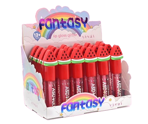 3249.1.1 LIP GLOSS FANTASY GLITTER BX/ 24 UN.
