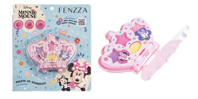 DIS004 PALETAS DE SOMBRAS MINNIE TEEN FENZZA