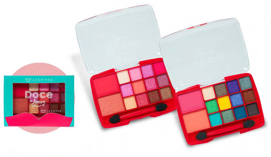 JS0802 -  PALETA DE SOMBRAS DOCE AMOR