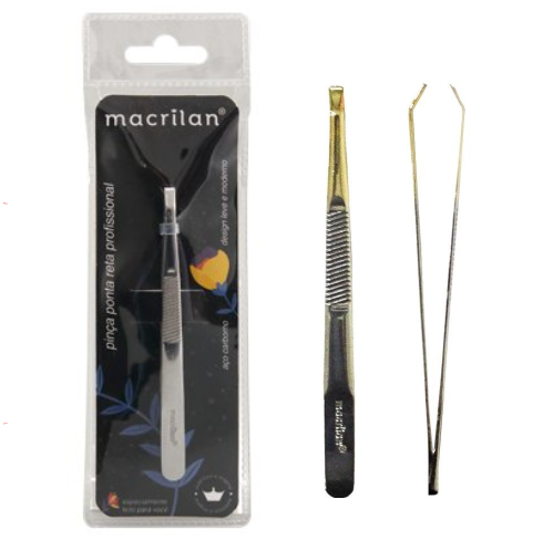 PI-4 - PINCA PONTA RETA PARA SOBRANCELHAS