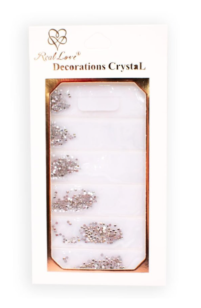 GD19 DECORACAO DE UNHA EM PLASTICO -STRASS