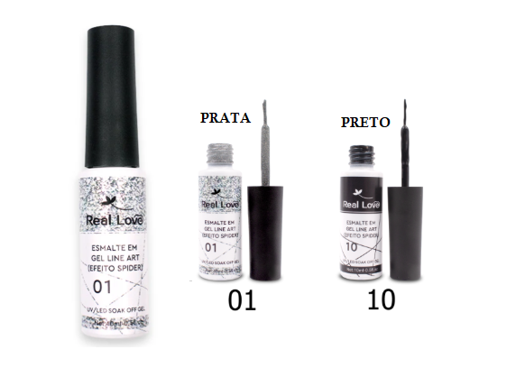 GEL-FI001 ESMALTE EM GEL EFEITO SPIDER REAL LOVE