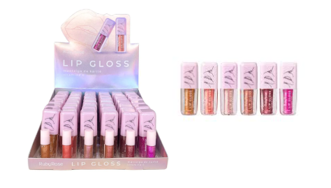 HB-8234 - LIP GLOSS RUBY ROSE BX / 36 UN