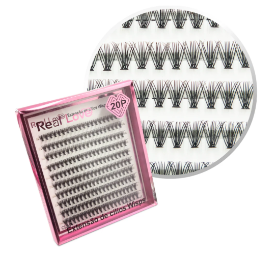 CL4820A CILIOS POSTICOS FIO A FIO 20P REAL LOVE